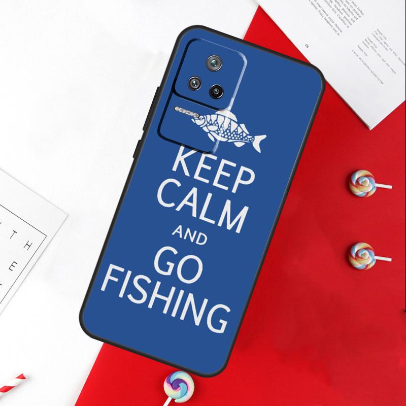 

Keep Calm and Go Fishing Cover For Xiaomi 11T 12T 13T 14T Pro 13 14 15 Ultra POCO X7 Pro X3 X5 X6 F5 F6 M6 Pro Case For POCO M6 Pro
