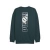 PUMA Sweatshirts Men's Green Crew Neck Moderate 634675-75