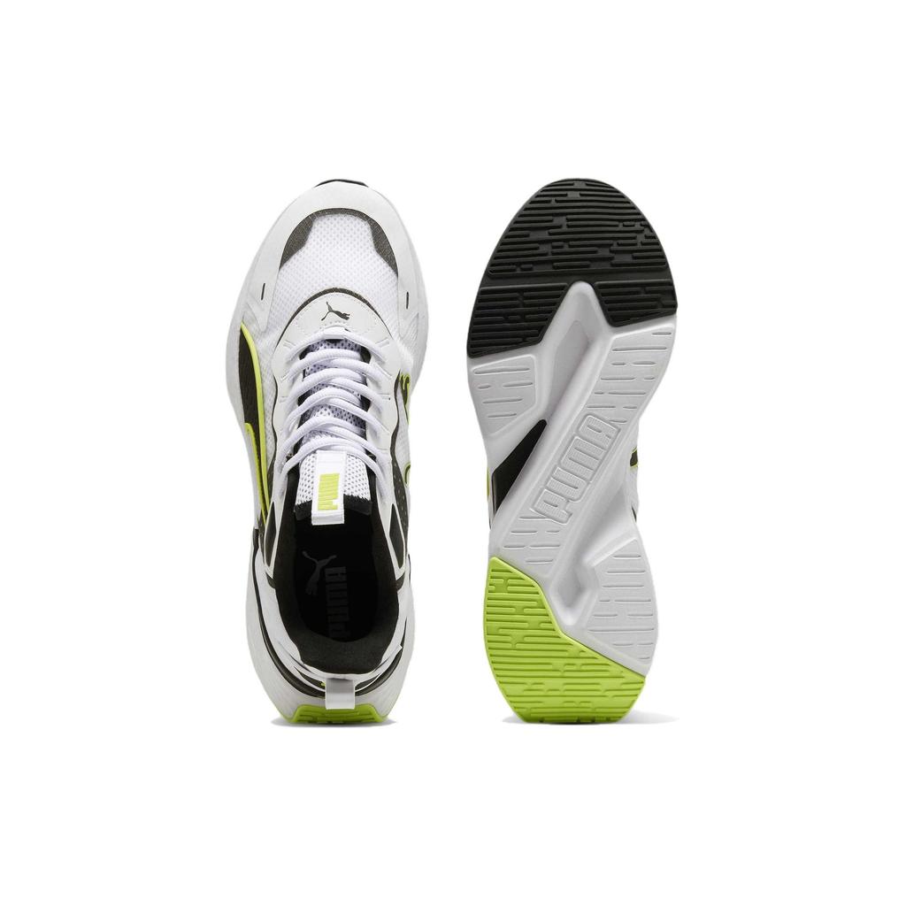 Puma Softride Sway Sports Slip Resistant Low Top Running Shoes Unisex White Gray Green 379443-04