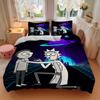 Space Adventure Friendship Print 3Pcs Bedding Setduvet Cover With 2 Bedropillowcase Home Birthday Gift