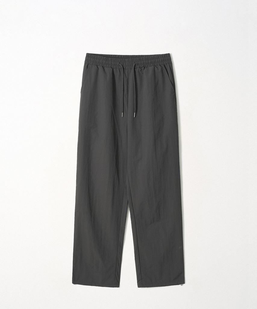 EZIO Relaxed Nylon Trousers_Charcoal