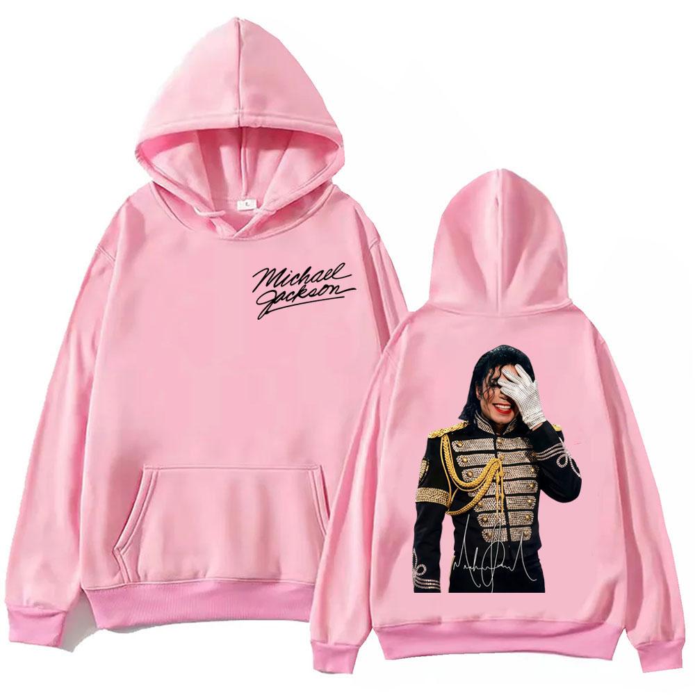 90er Jahre Klassiker Michael Jackson Grafik Hoodies Herren Damen Harajuku Rock Style Pullover Vintage Mode Langarm Sweatshirts