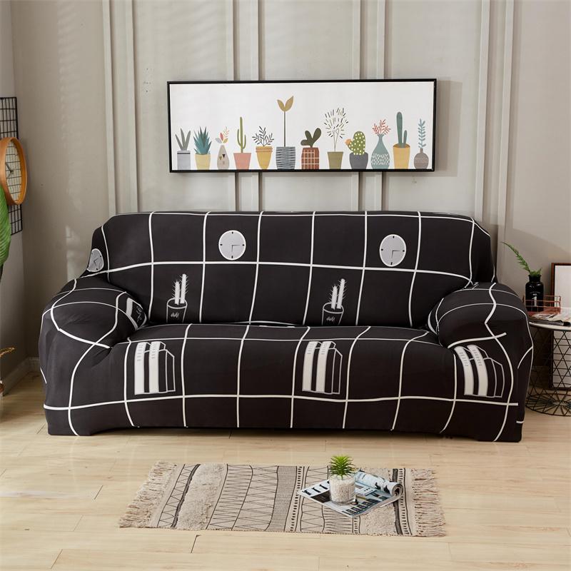 Modern Elastic Sofa Covers for Living Room Sectional Corner Sofa Cover Slipcovers Couch Cover Chair Protector 1/2/3/4 Seater