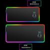 Amine Cartoon R-ReZero Mouse Pad Gamer Luminescence Led Mouse Pad Gaming Table Rgb Deskmat Keyboard Pc Mousepad