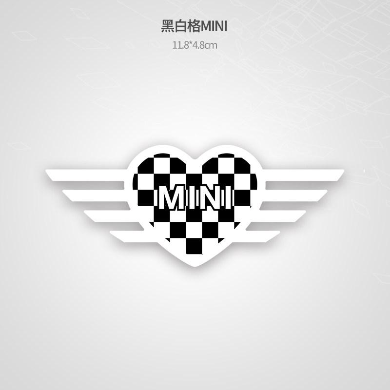 BMW mini cooper love sticker, scratch blocking sticker F56F60 body random sticker to change the decoration zbfhp66
