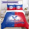 Crystal Palace Football Printed 3 Pieces Bedding Set, Comfortable Skin Friendly Bedroom Duvet Cover Set