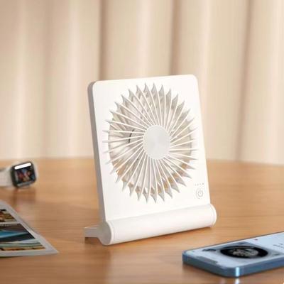 Folding Desk Fan Lightweight Ultra-thin Mini Fan Table Fan Small USB Fan  Outdoor