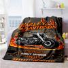 Harley-davidson Motorcycles Customize Text Blanket Gift Customizable Blanket Ultra-Soft Suitable for Home Decor Living Room Bed Sofa All-Season Use