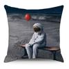 Wish Pillowcase Astronaut Planet Linen Pillow Cushion Cover