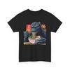 Godzilla Eating Ramen T-Shirt, Japanese Monster, Vintage Japanese Film T-Shirt