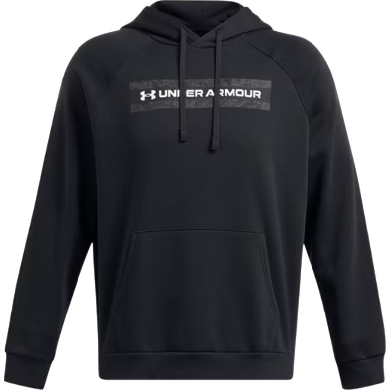 

Under Armour Rival Fleece Hoodie Men Hoodies Black 1386595-001 L