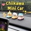 Lovely Chiikawa Mini Car Figurine Dashboard Decoration Cute Vehicle Interior Accessories Character Collectible Gift for Women