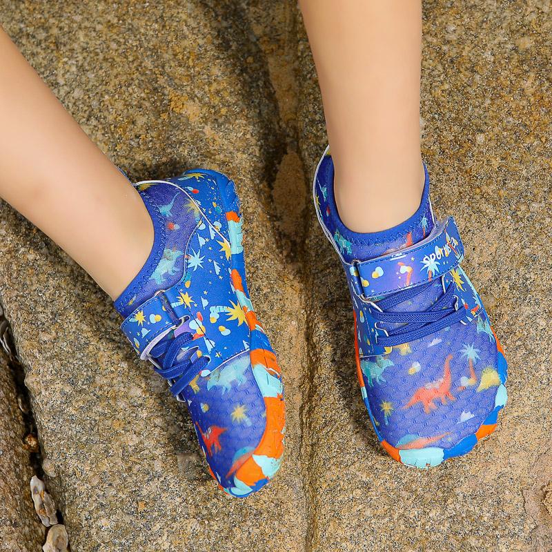 Kids Wading Shoes Beach Water Sports Shoes Swimming Aqua Shoes Quick Dry Barefoot Wading Sneakers Surfing Diving Lightweight