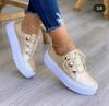 Fashion Women Flat  2025 New Fashion High Quality Casual Shoes Comfortable Outdoor Sports Platform Plus Size Round Head Shoes