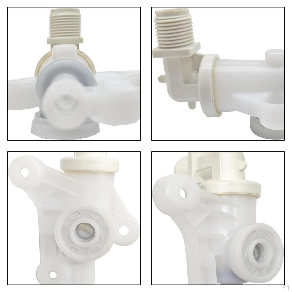 RV Toilet Water Valves Set Accessory Durable Replace Parts Practical Easy To Install Pp