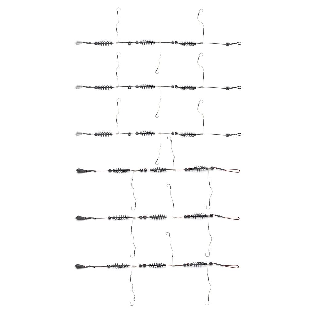 Künstlicher Köder Angelhaken Käfig Falle Korb Set und Angel Futterkorb Angelzubehör