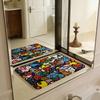 Artist R-Romero B-Britto Door Mat Washable Non-Slip Living Room Sofa Chairs Area Mat Kitchen Doormat Area Rug