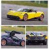Pagani Huayra Dinastia Supercar Simulation Druckguss- und Spielzeugfahrzeuge Geräusche und Licht Rückziehauto 1:32 Legierungskollektionsmodell
