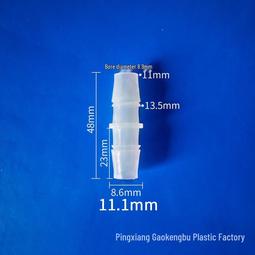 

Двусторонний соединитель для трубок аквариума типа «пагода» равного диаметра, пластиковый PP прямой сквозной аксессуар для мягких трубок