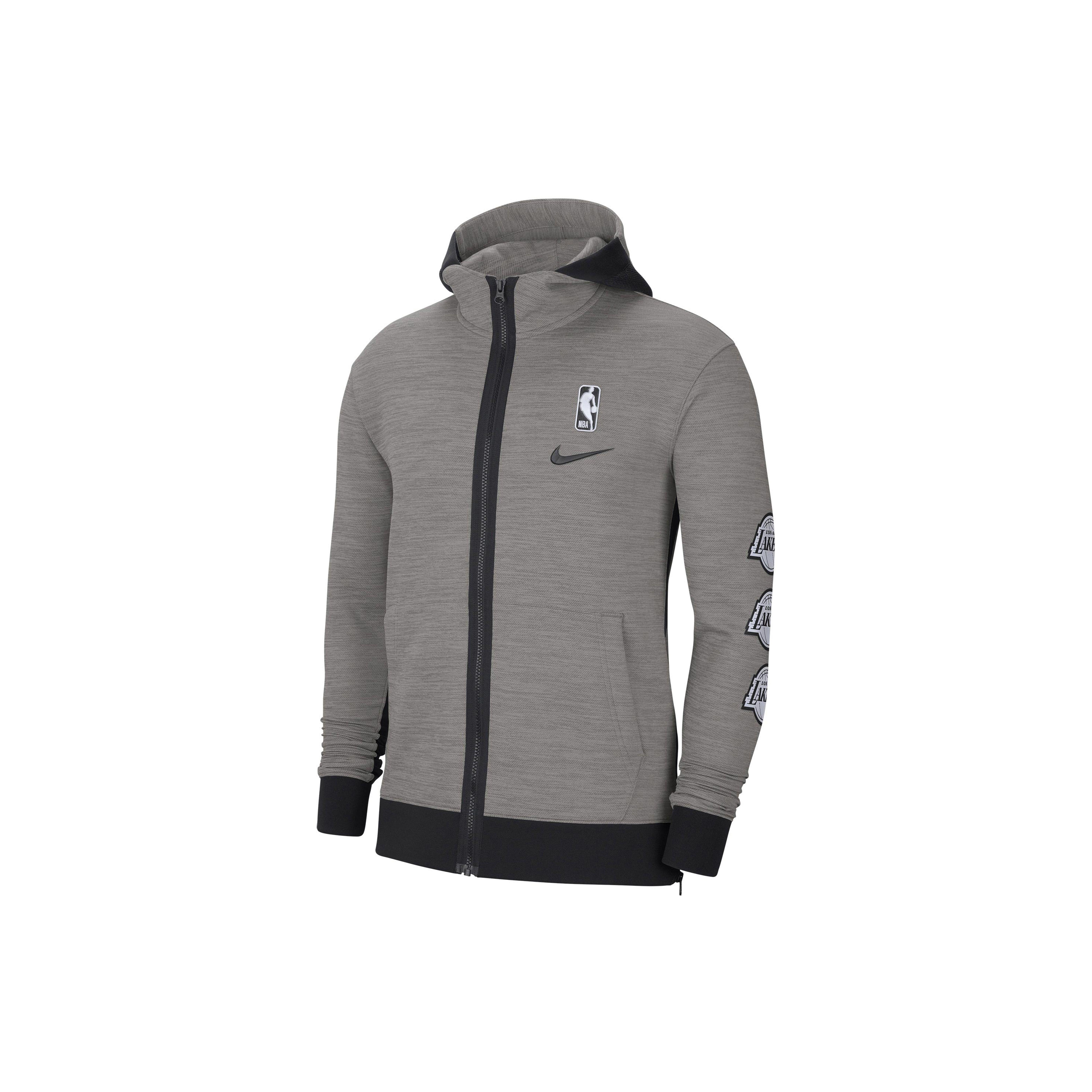 Nike Men s Therma Flex NBA Los Angeles Lakers Full-Zip Hoodie Grey CU0506-063 S