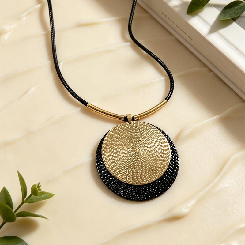Modern Alloy Chain Necklace With Geometric Shape For Womens Fashion Accessory
