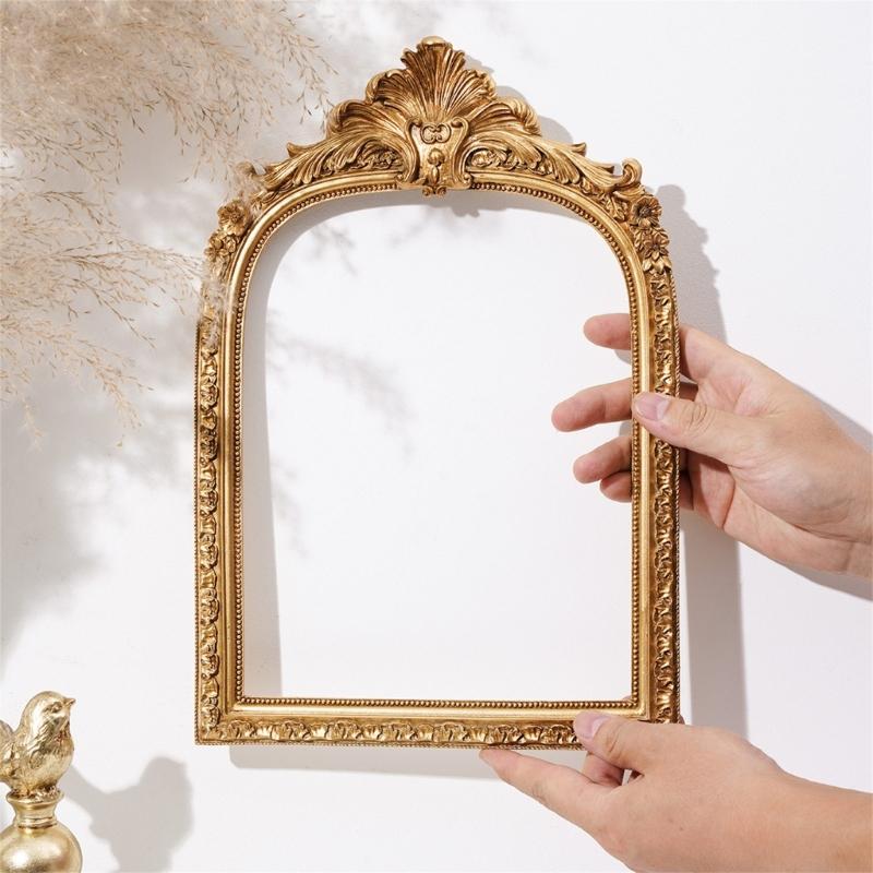 Antique Ornate Oval Photo Frame for Wall Mounting Retro Picture Frame,Decorative Photo Frame Wall Decors for Offfice Home Decors
