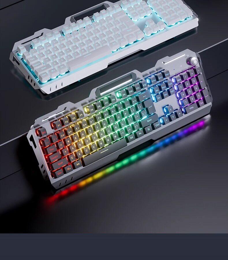 Wired Gaming Keyboard, Mouse & Headset Set - E-sports Mechanical Desktop Peripherals