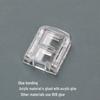 Transparent Acrylic Adhesive Lock: Punch-Free Organic Glass Door Lock, Strong Pet Door Protection.