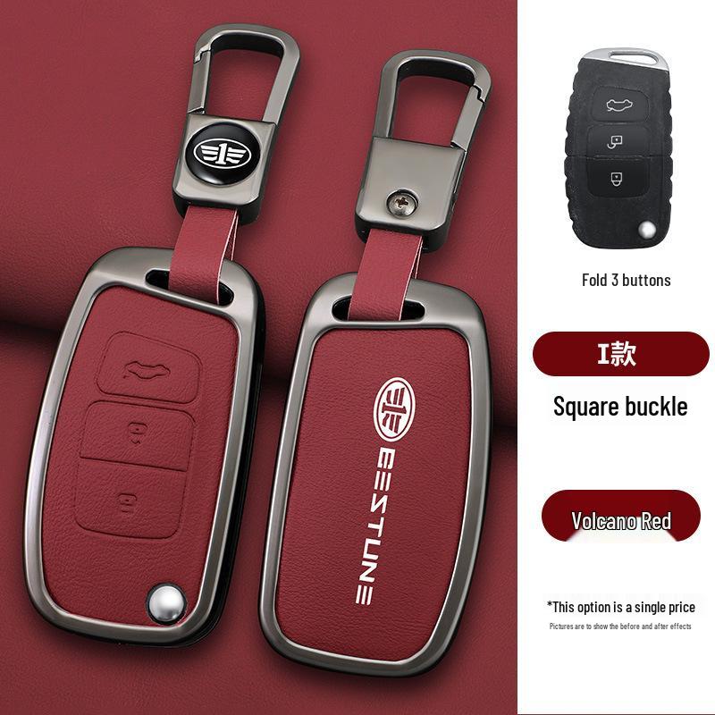 13-18 FAW Besturn X80 Smart Folding Key Cover with Metal Shell