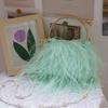 Ladies Wedding All-matching Ostrich Handbag Exquisite Evening Clutch Bag Women Banquet Purse Tote Bag