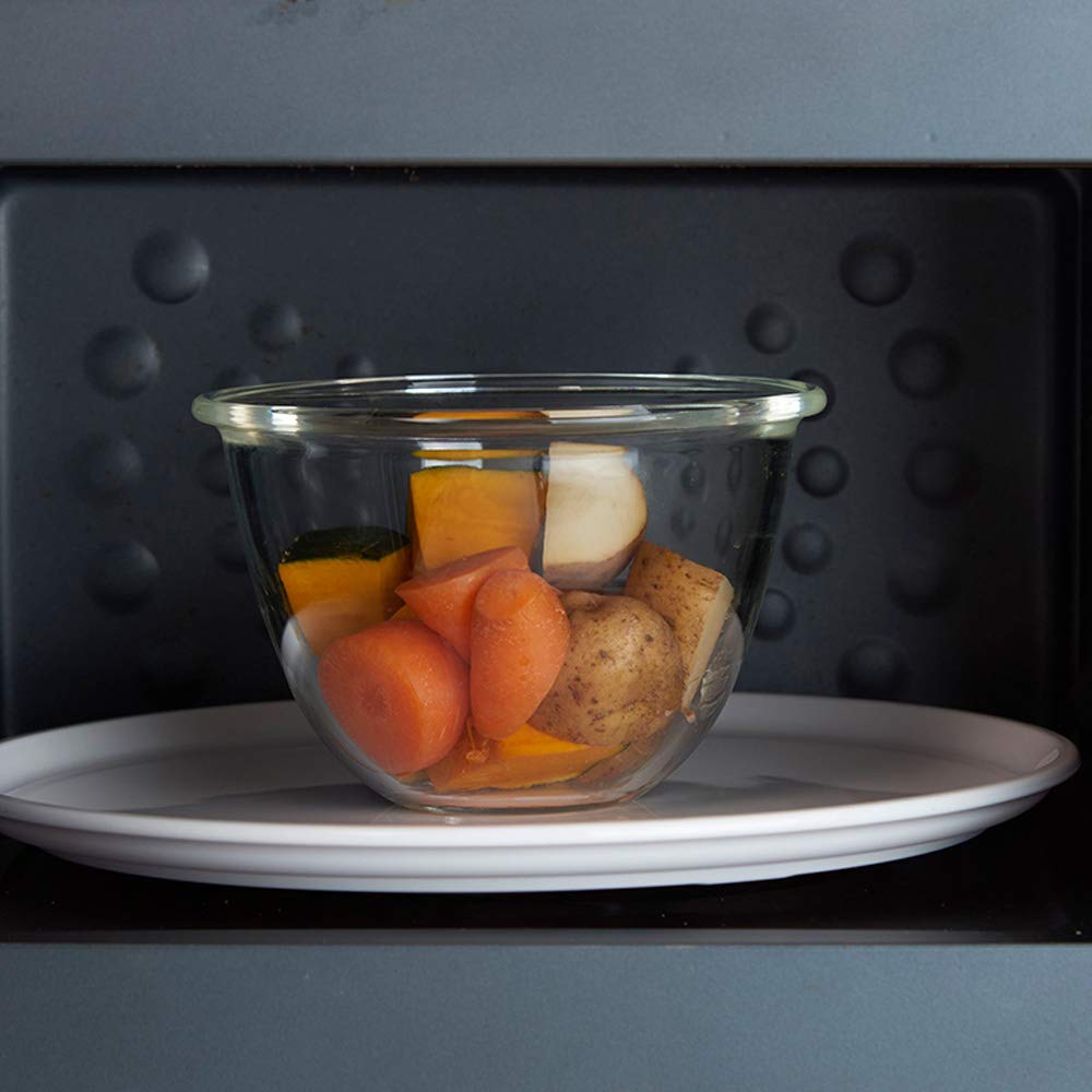 HARIO Glass Set of 900ml Made in Clear Heat-Resistant Bowls, 2, Capacity, Japan, MXP-2208,