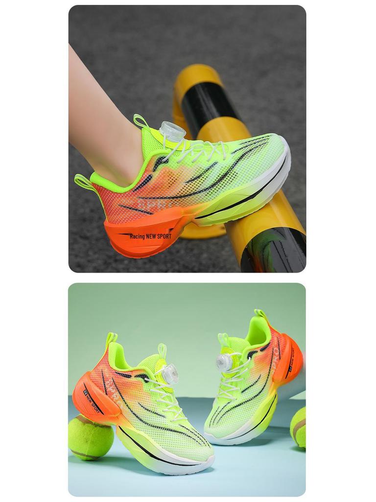 Boys' Summer 2025 Breathable Mesh Sports Running Shoes - Lightweight and Stylish for Students
