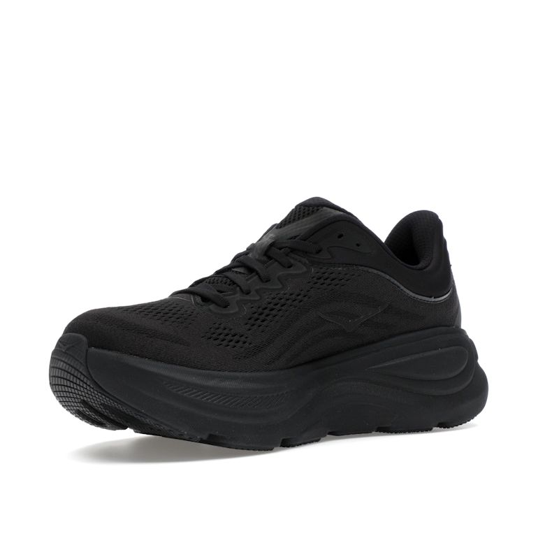 HOKA Bondi 9 Triple Black Men Sneakers 1162011-BBLC