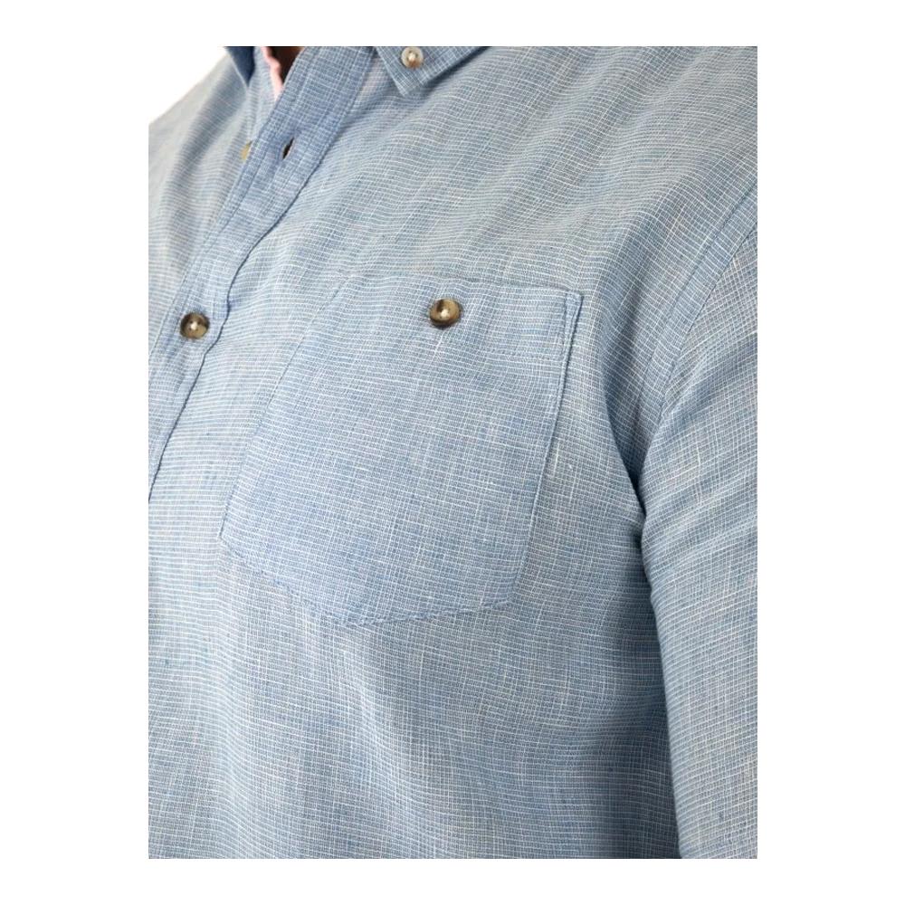 Duke Mens Clarke D555 Linen Kingsize Shirt