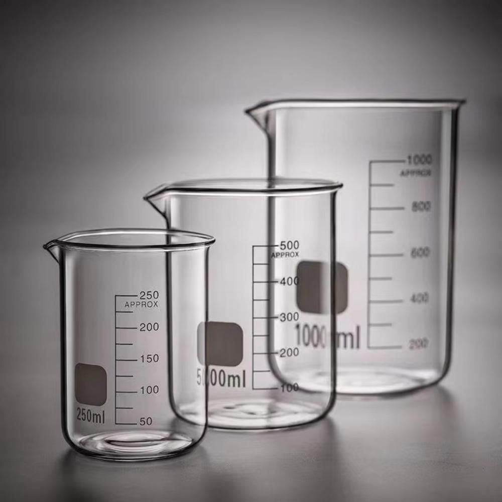 Glazen Maatbeker 50/100/150/250/500/1000ml Laboratoriumbeker Nieuwe Schaalbeker Keuken Bakgereedschap