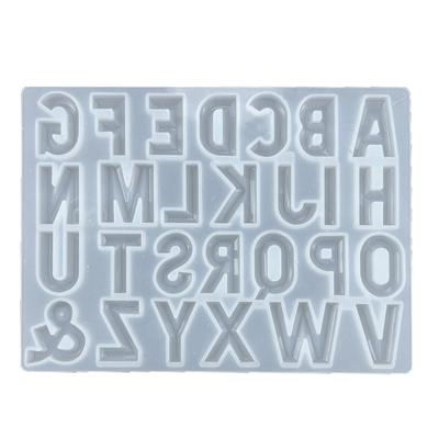 Capital Letter Shaped Silicone Resin Mold Jewelry Casting Molds Ornament Moulds Silicone Casting Tools Silicone Material