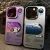 Retro Music Phone Case For iPhone 16 Case iPhone 16 Pro Max 11 12 13 16 15 Pro Max 16E Shockproof Laser Reflective Hard Shell