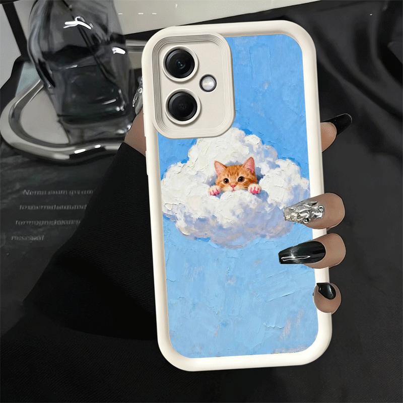Cat Cute Kitten Cartoon Soft Phone Case for Xiaomi Redmi Note 15 14 13 12 11 Pro Plus 10S 11S 4G 11T 5G Shell Silicone Funda