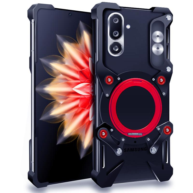 Luxus Thor Heavy Duty Rüstung Metall Aluminium Handyhülle für Samsung Galaxy M56 M55 M35 M36 M15 F56 C55 Rückseite Fundas Coques Bumper