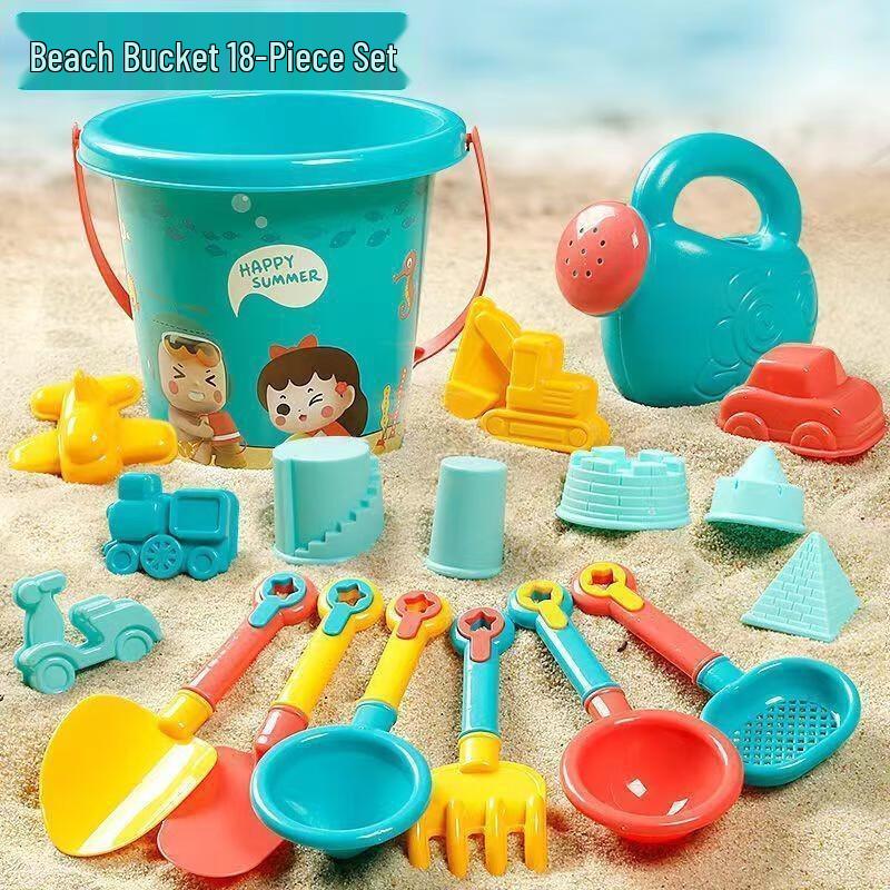 JINGRUIXIANG 18-Piece Beach Toy Set