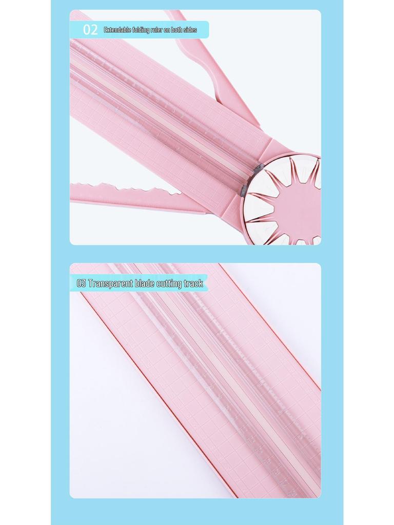 12-in-1 Multifunctional Scrapbooking Paper Trimmer Tool with Creasing and Perforation Features