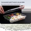 Disposable Rectangular 5-Compartment Lunch Box with Lid