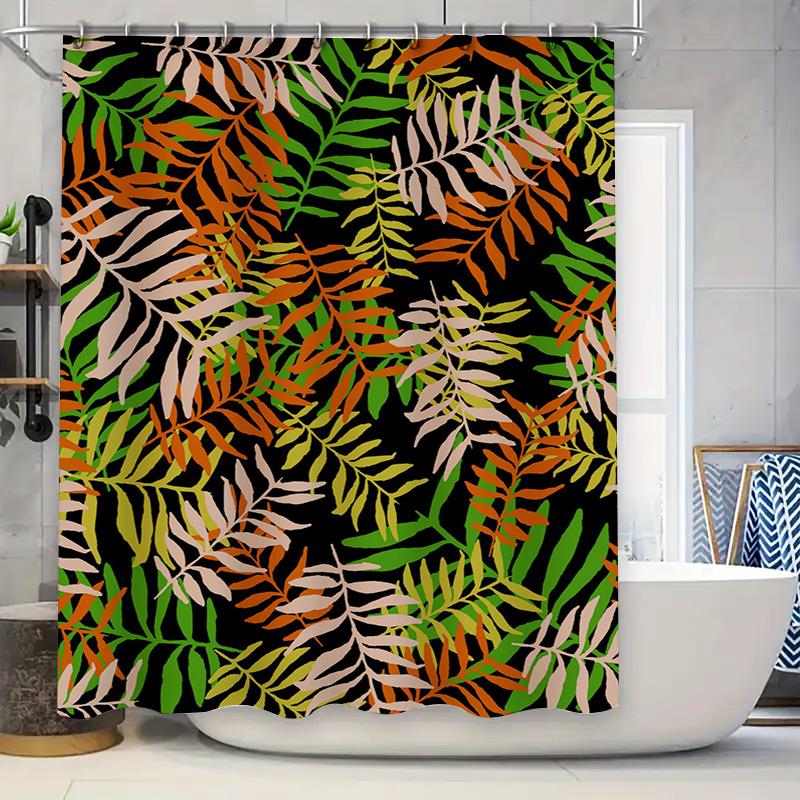 

Colorful Splatter Design Shower Curtain Waterproof Fabric for Bathroom Decor 90x180cm