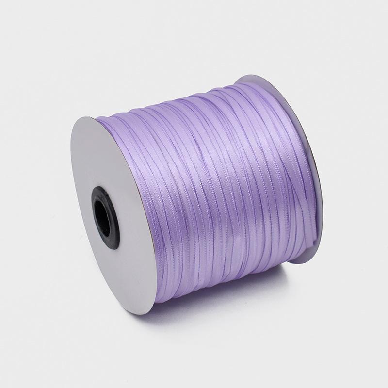 0.3cm Encrypted Polyester Satin Ribbon for Clothing and DIY Accessories