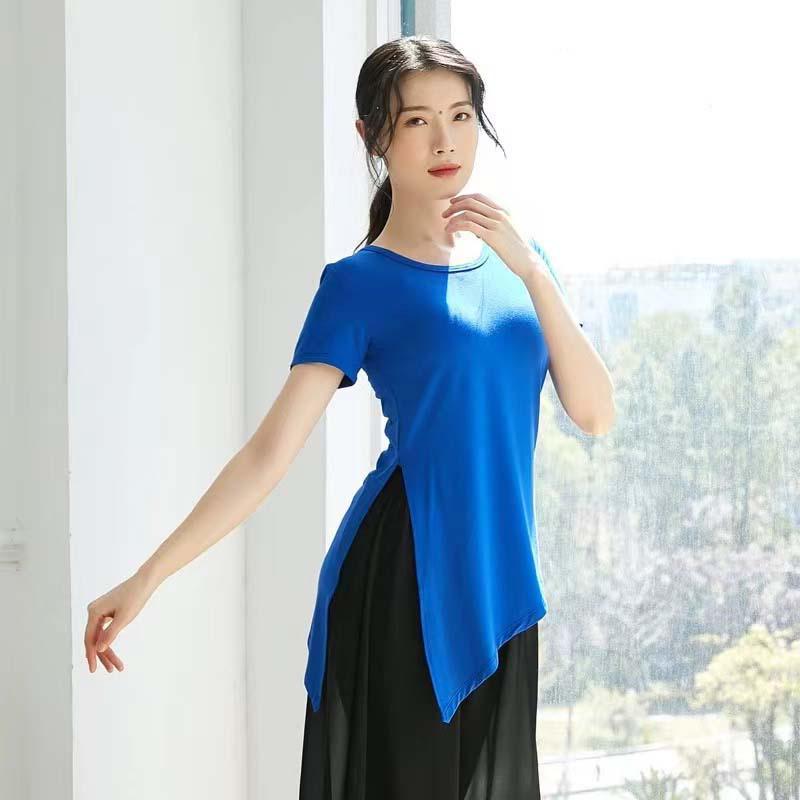 

Женская весенне-летняя быстросохнущая дышащая футболка для йоги - Спортивный топ с коротким рукавом для бега, фитнеса, тренажерного зала и йоги M