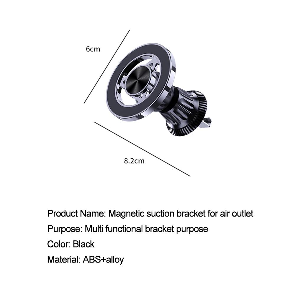 360 Grad Magnetische Handyhalterung Auto Lüftungsschlitz-Clip Halterung GPS Halter mit Magsafe Magnet Autohalterung für iPhone Xiaomi
