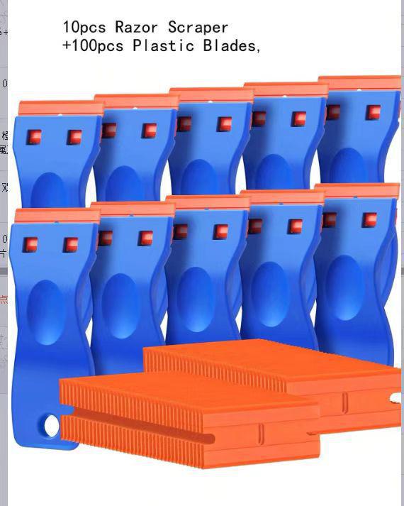 Multifunctional Plastic Scraper for Household Cleaning and Car Film Removal