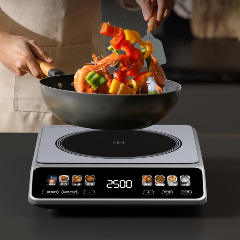 2500W Intelligent Color Screen Touch Stir Fry Stove Kitchen Heating Appliance Household High Power Induction Cooker