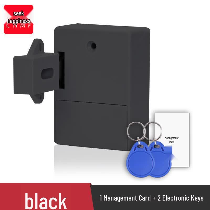 CNMF No-Drill Smart Electronic Card Swipe Lock чёрный