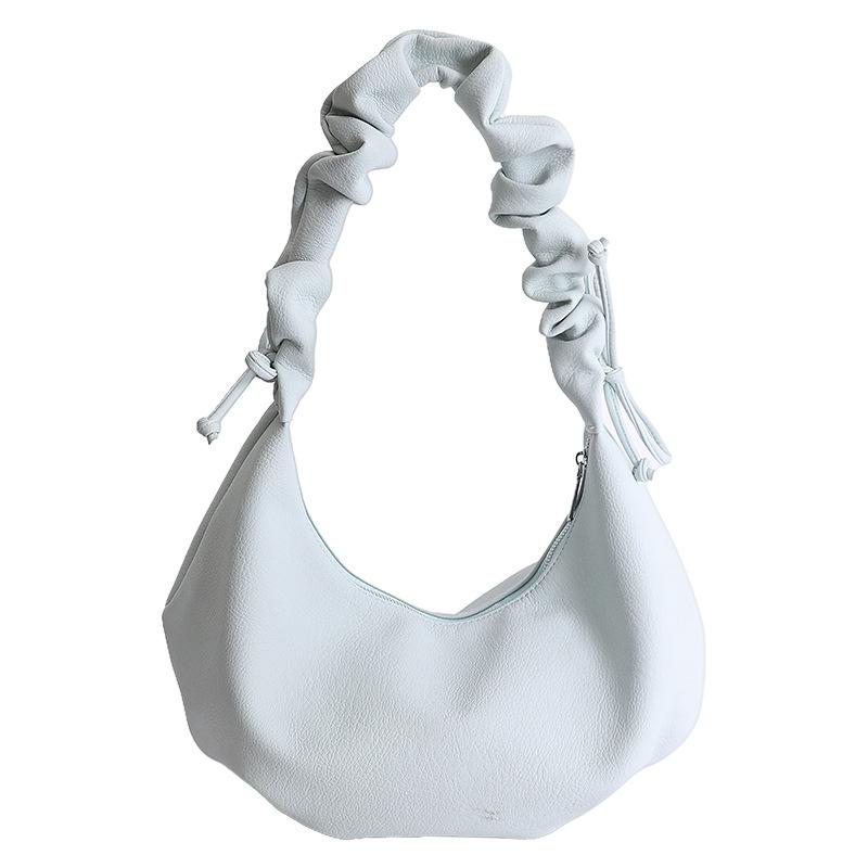 Simple pleated tote dumpling bag women's 2026 spring new exquisite niche one-shoulder messenger bag